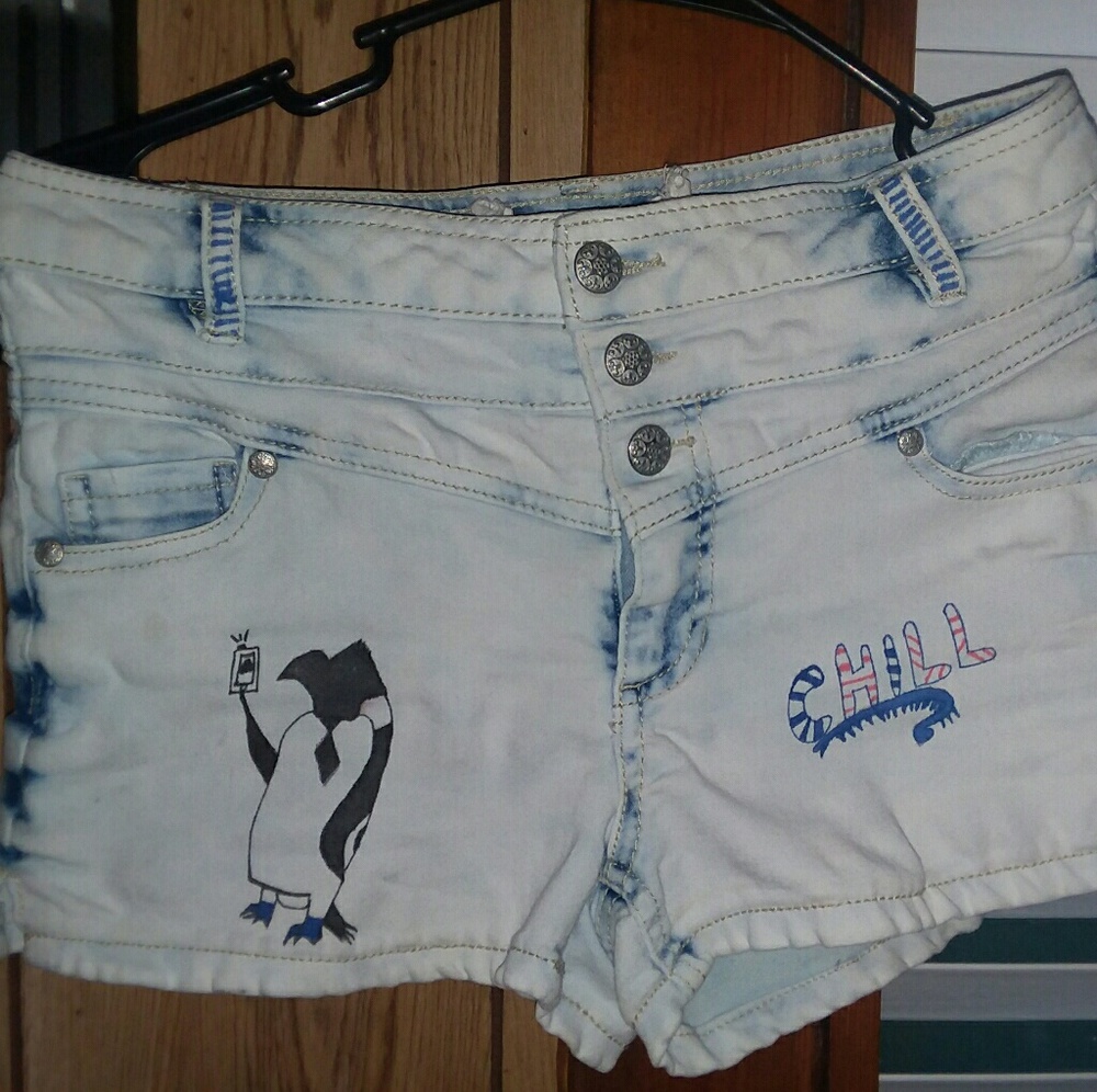High waisted shorts